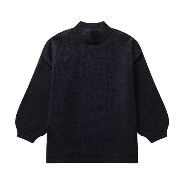 Fashionable Women's Round Neck Pullover Sweater