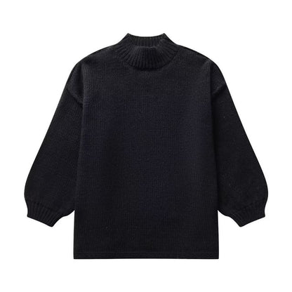 Fashionable Women's Round Neck Pullover Sweater