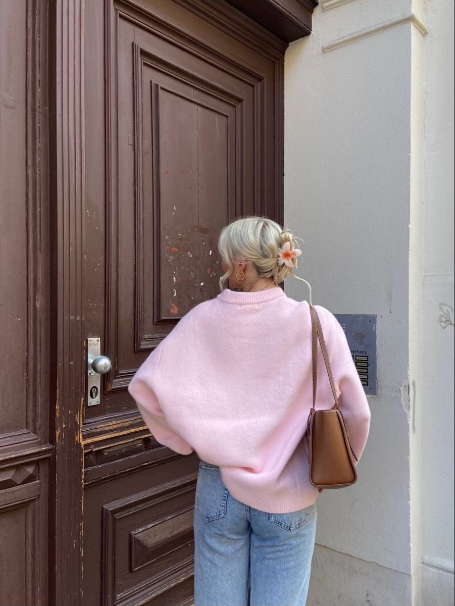 Classic Crew Neck Women's Long Sleeve Sweater