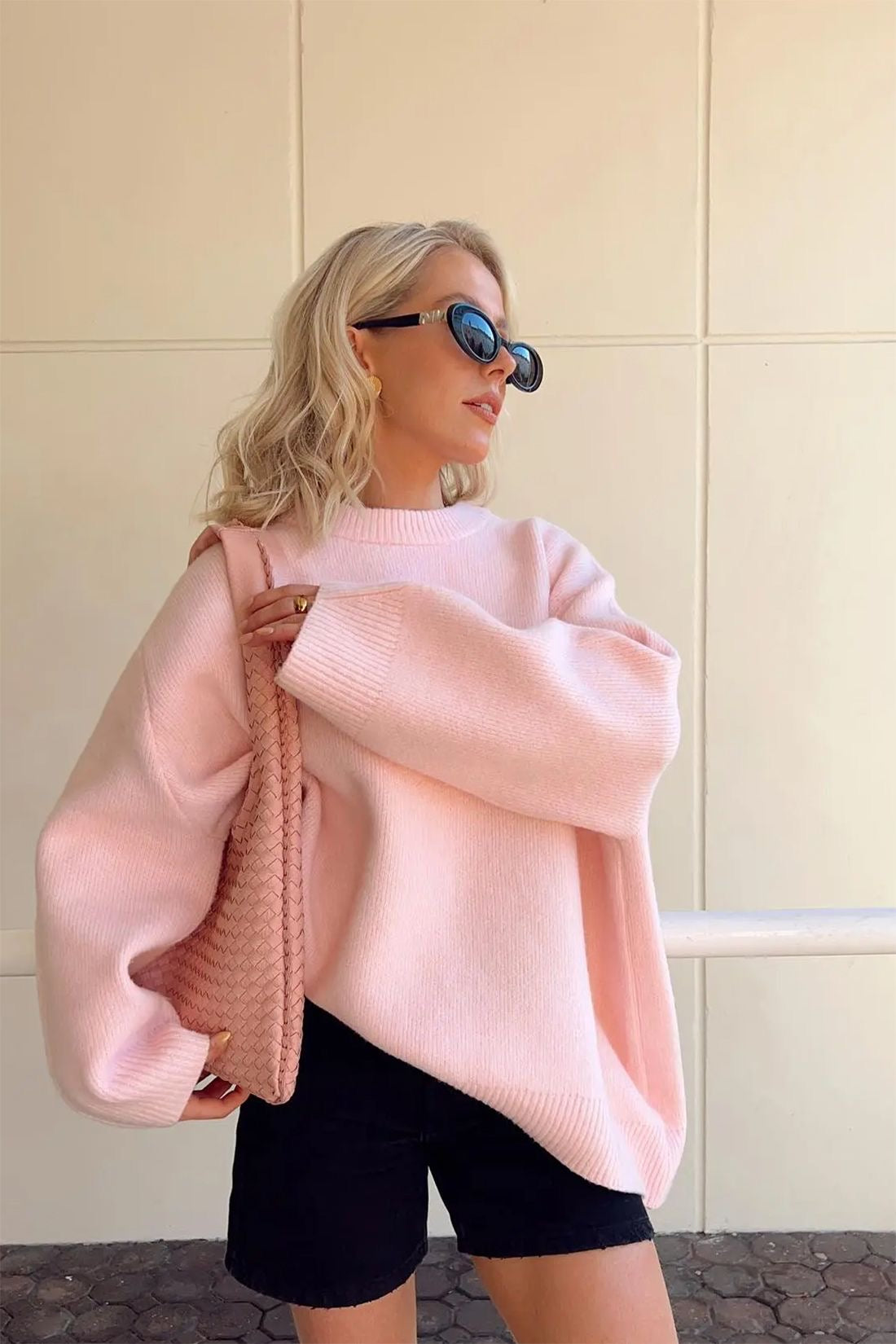 Classic Crew Neck Women's Long Sleeve Sweater