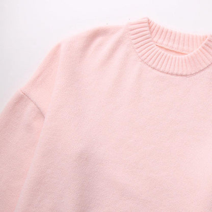 Classic Crew Neck Women's Long Sleeve Sweater