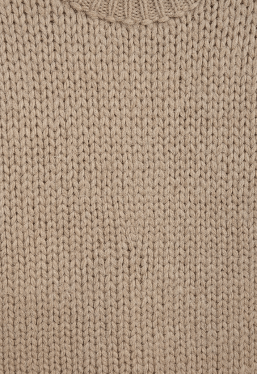 Warm Crew Neck Women's Knit Sweater