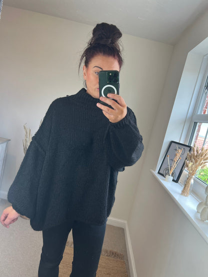 Warm Crew Neck Women's Knit Sweater
