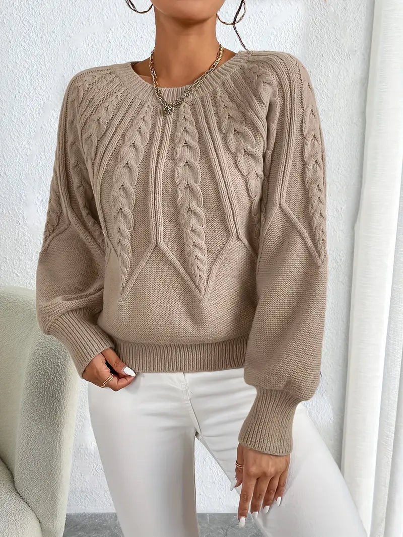 Women's Cozy Cable Knit Sweater