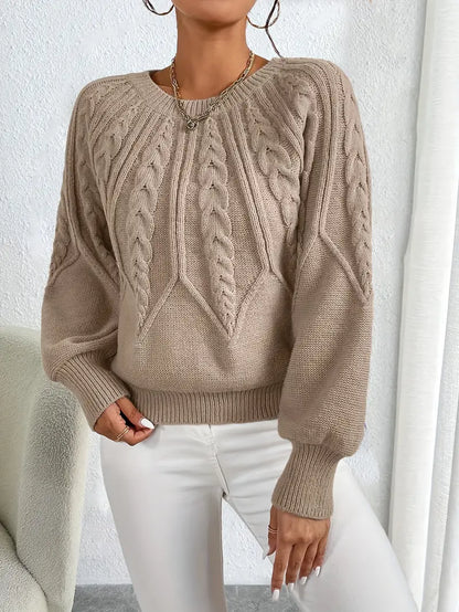 Women's Cozy Cable Knit Sweater