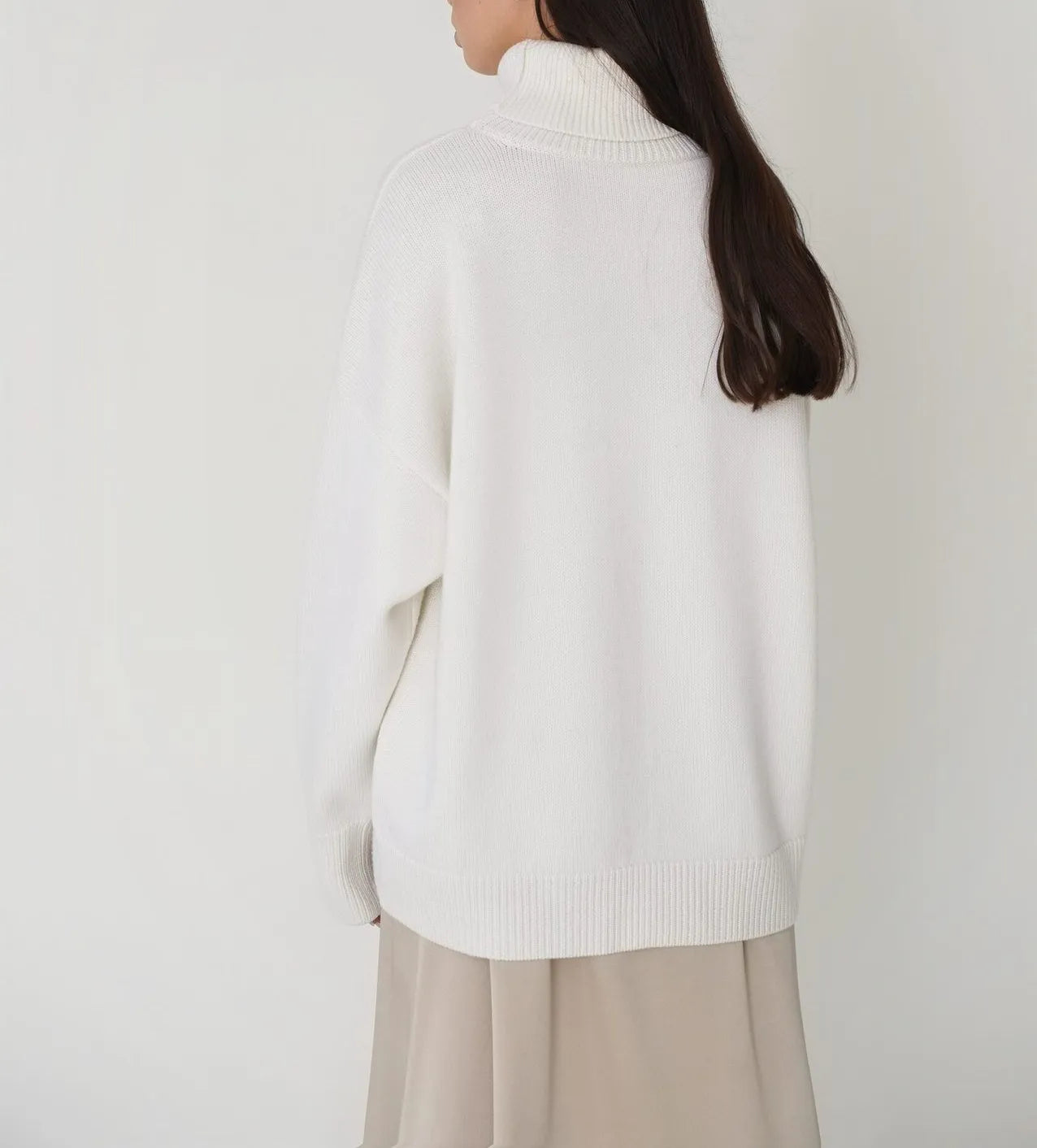 Ladies' High Neck Warm Winter Sweater