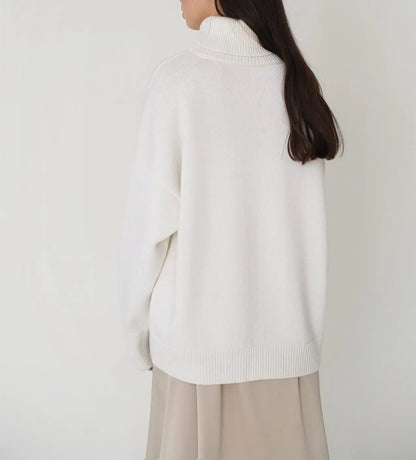 Ladies' High Neck Warm Winter Sweater