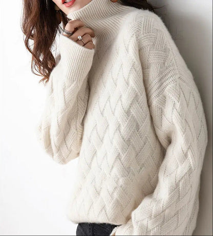 Classic Crew Neck Knit Sweater for Women