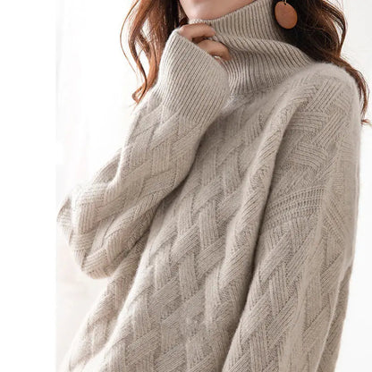 Classic Crew Neck Knit Sweater for Women