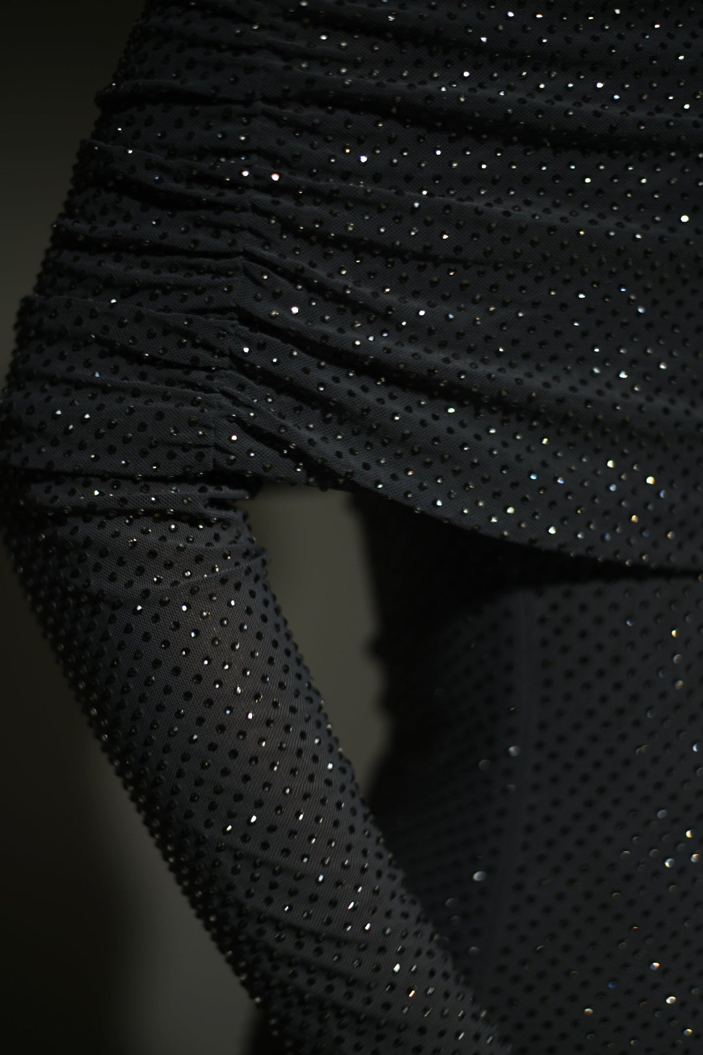 Sequined Long Sleeve Wrap Maxi Dress for Women