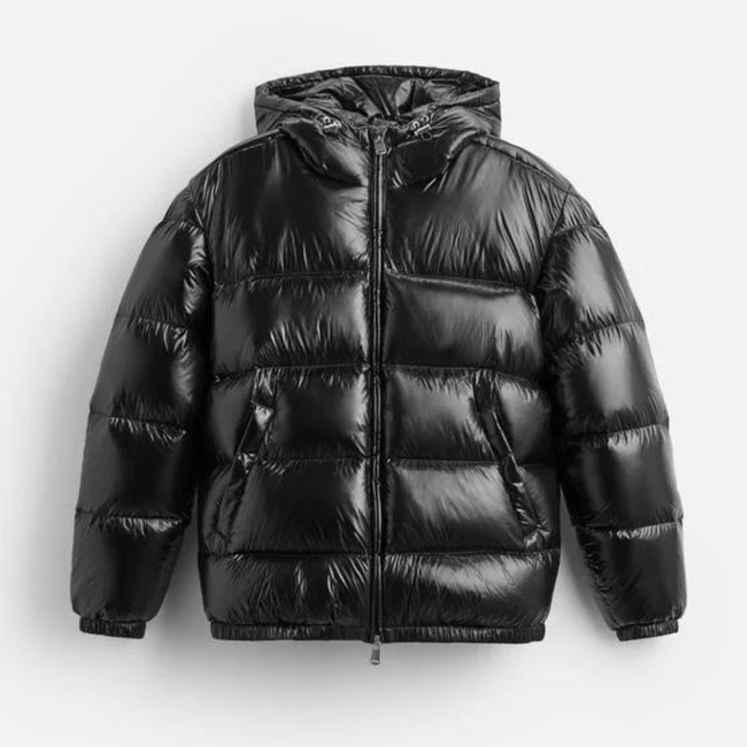 Warm Women's Zip Up Hooded Coat - Nocini