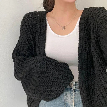 Cozy Women's Open Front Long Sleeve Sweater