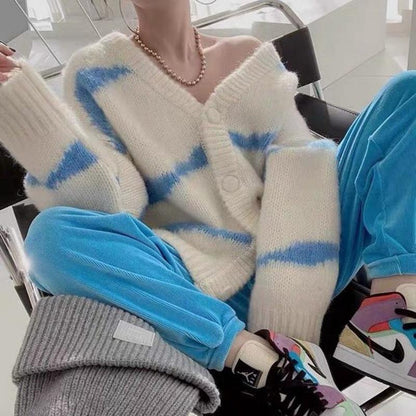 Ladies Open Front Sweater Cardigan