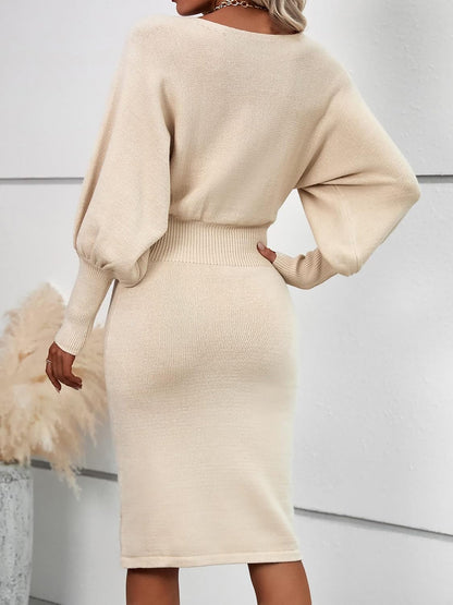 Cozy Fit Women's Cable Knit Dress