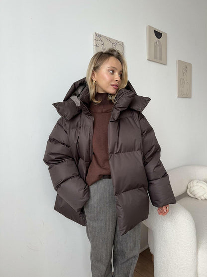Warm Waterproof Ladies Parka Coat with Hood