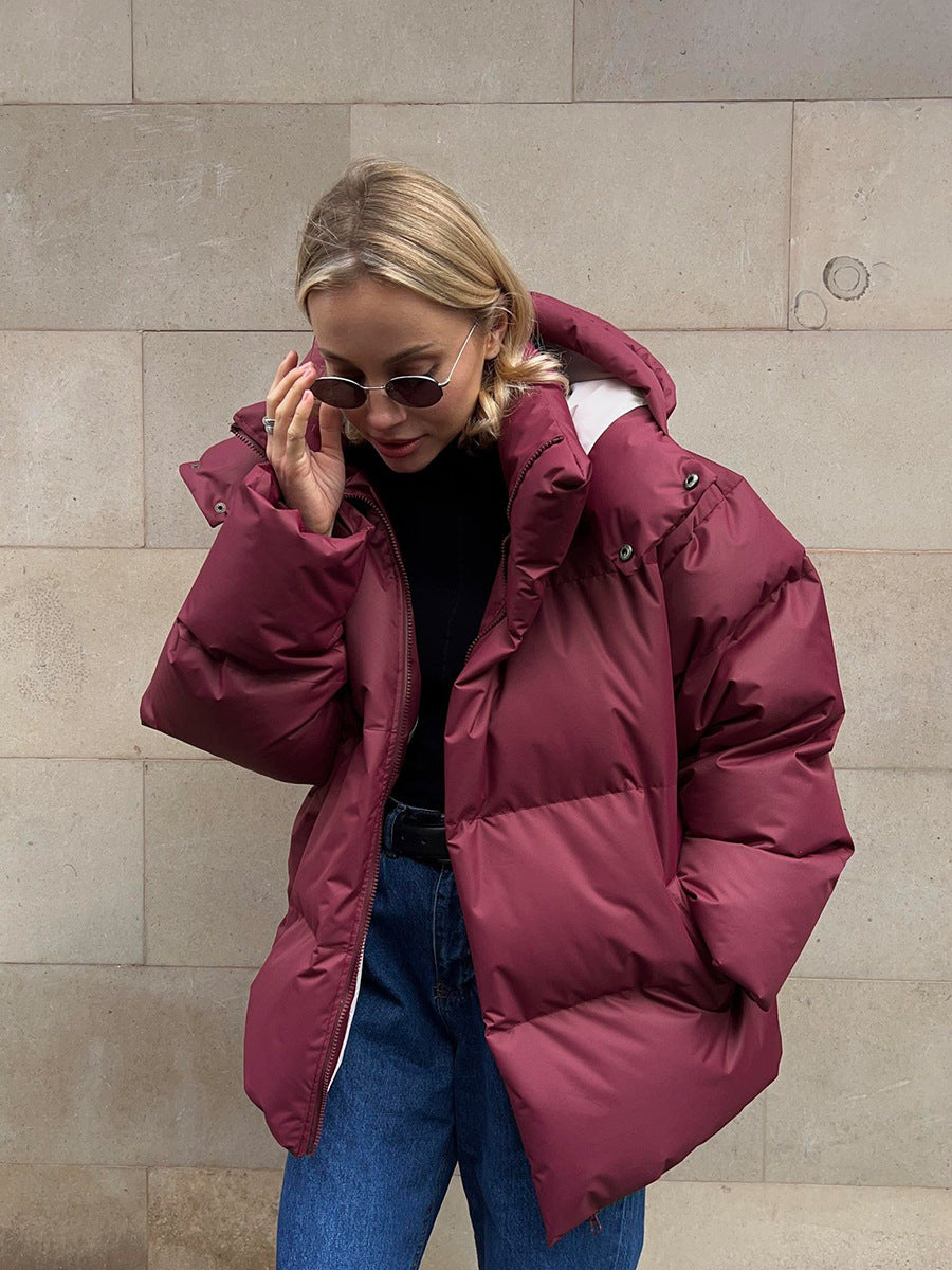 Warm Waterproof Ladies Parka Coat with Hood