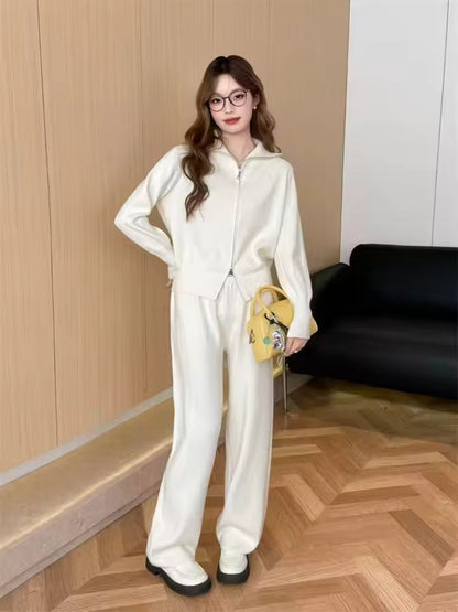 Ladies' 2-Piece Sweater Outfit with Short Coat - Nocini