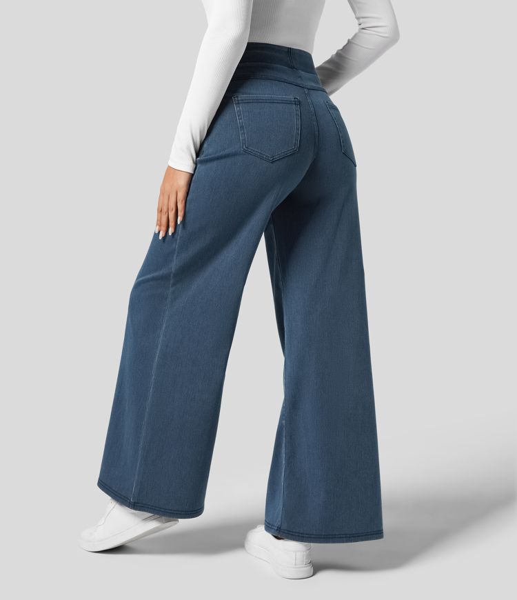 Comfortable Women's Wide Leg Stretch Pants