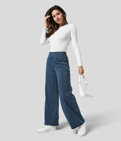 Comfortable Women's Wide Leg Stretch Pants