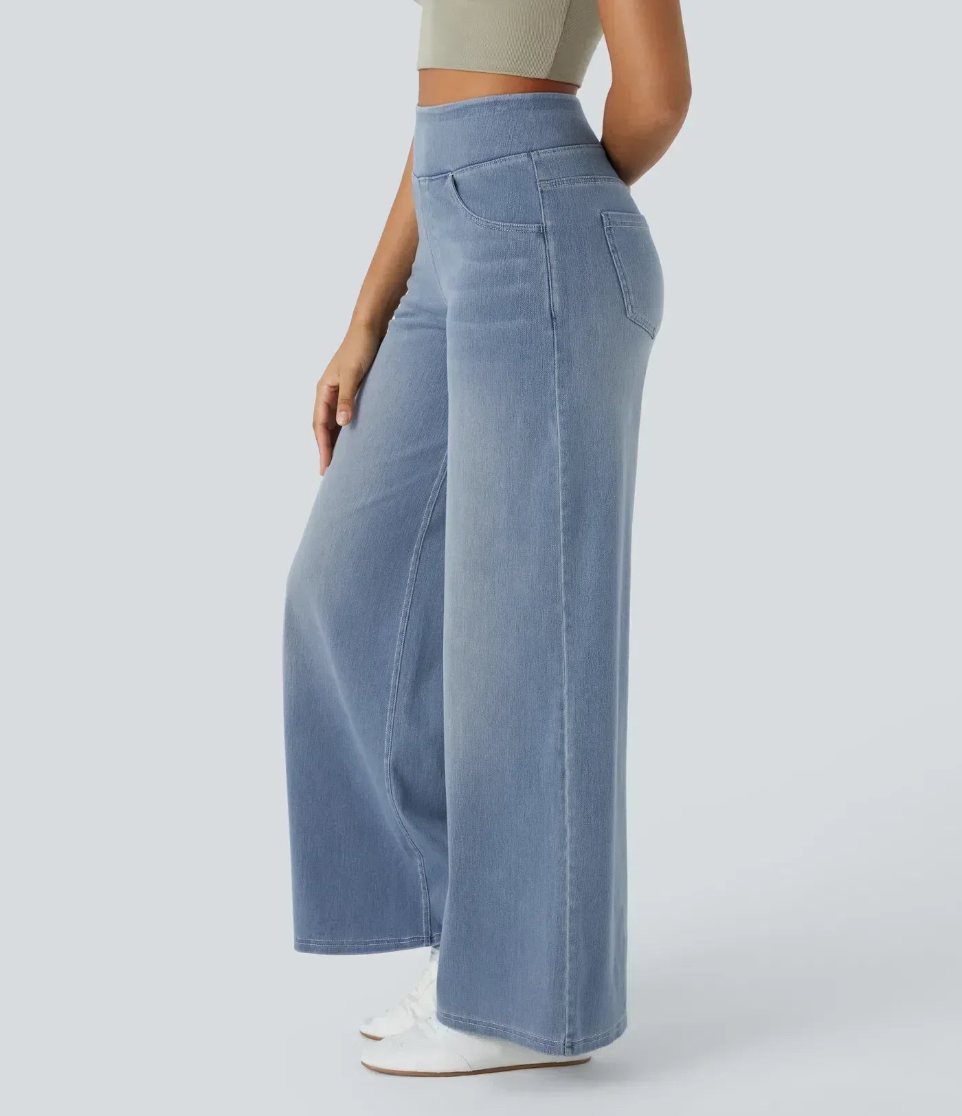 Comfortable Women's Wide Leg Stretch Pants