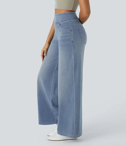 Comfortable Women's Wide Leg Stretch Pants