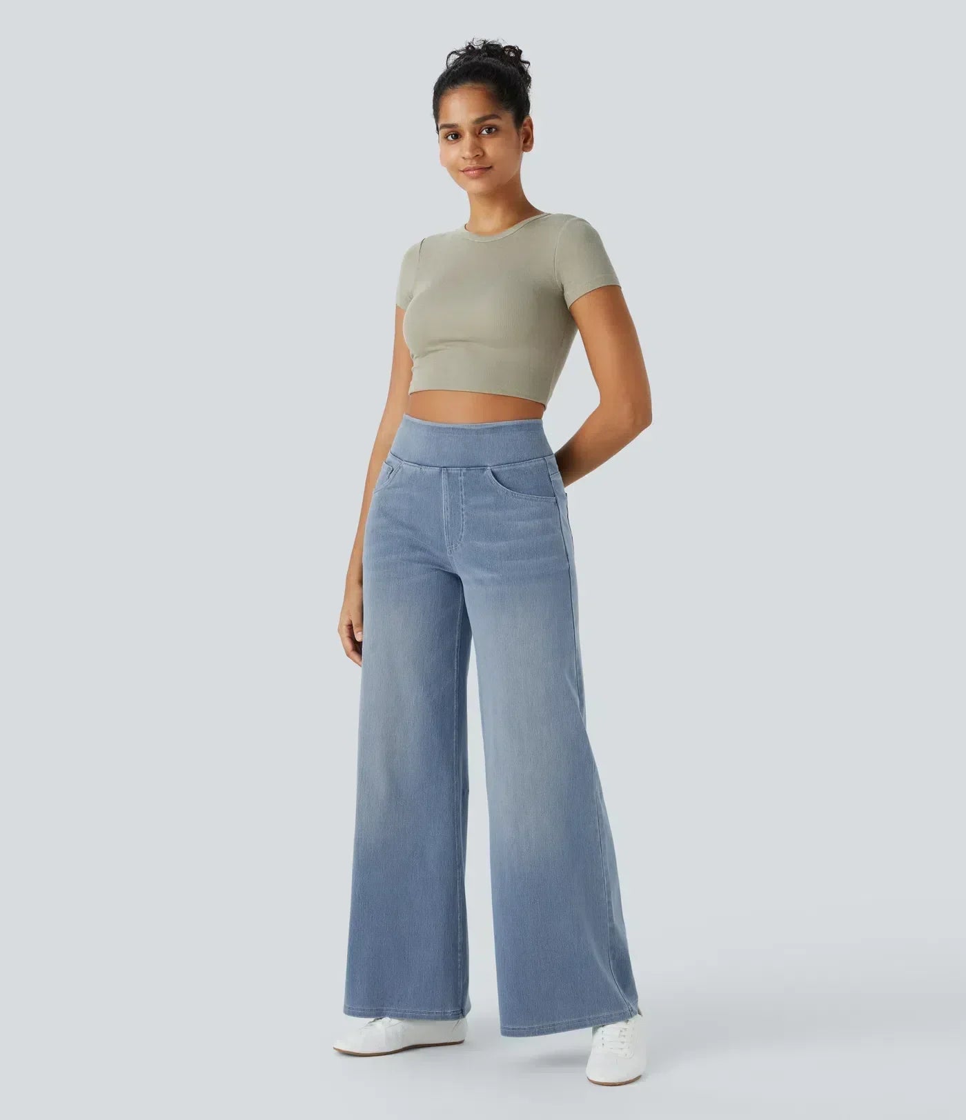 Comfortable Women's Wide Leg Stretch Pants