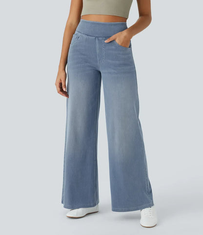 Comfortable Women's Wide Leg Stretch Pants