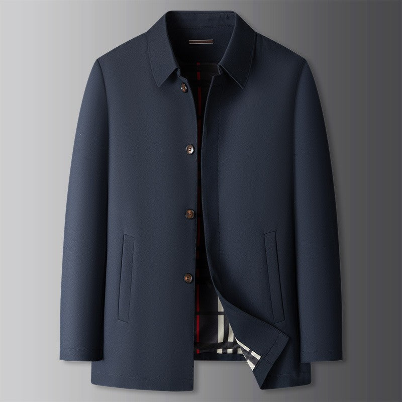 Classic Fit Men's Tailored Overcoat - Olytrend