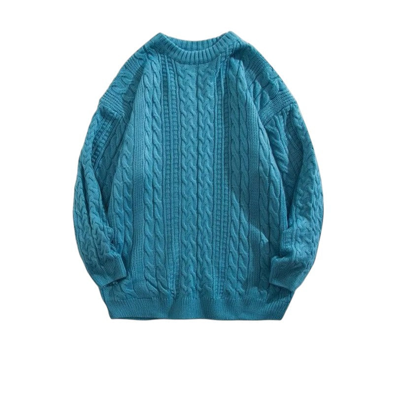 Classic Men's Knitted Crew Sweater - Olytrend