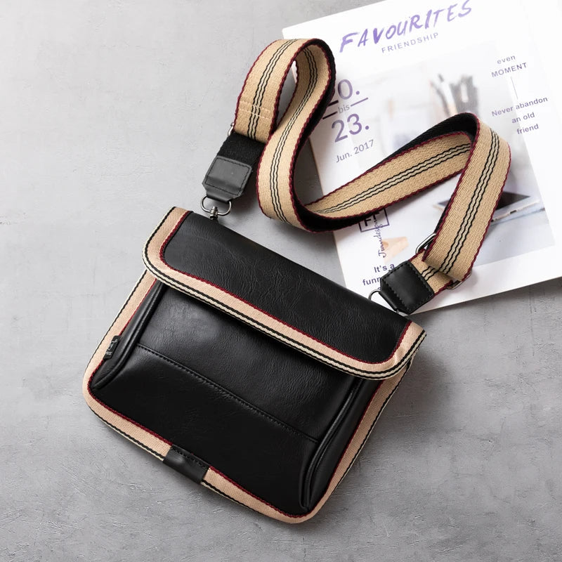 Fashionable Stripe Crossbody Bag for Men - Nocini