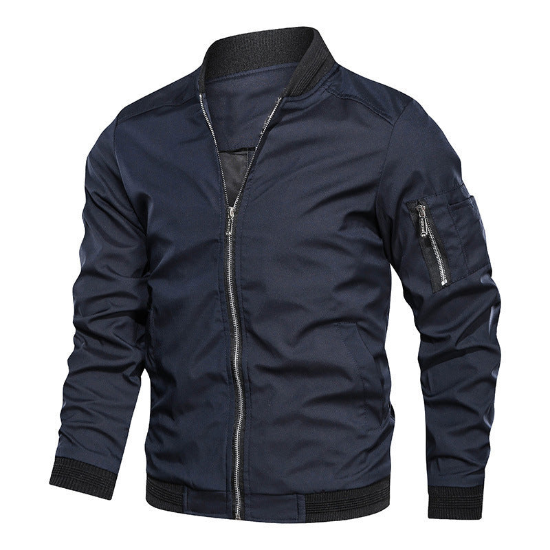 Classic Mens Bomber Jacket Comfort Fit