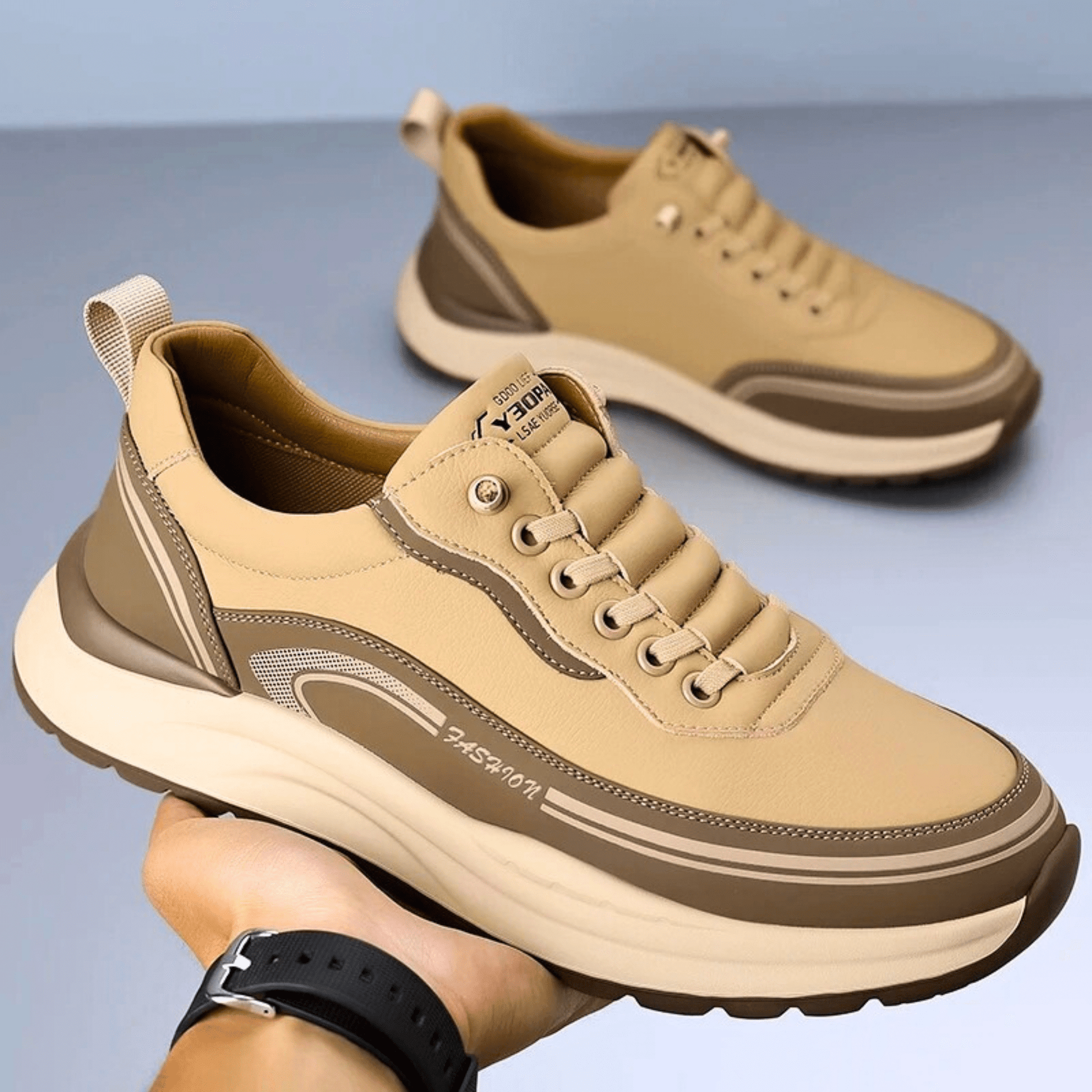 Image of Darryl | Men's Lace-Up Casual Sneakers