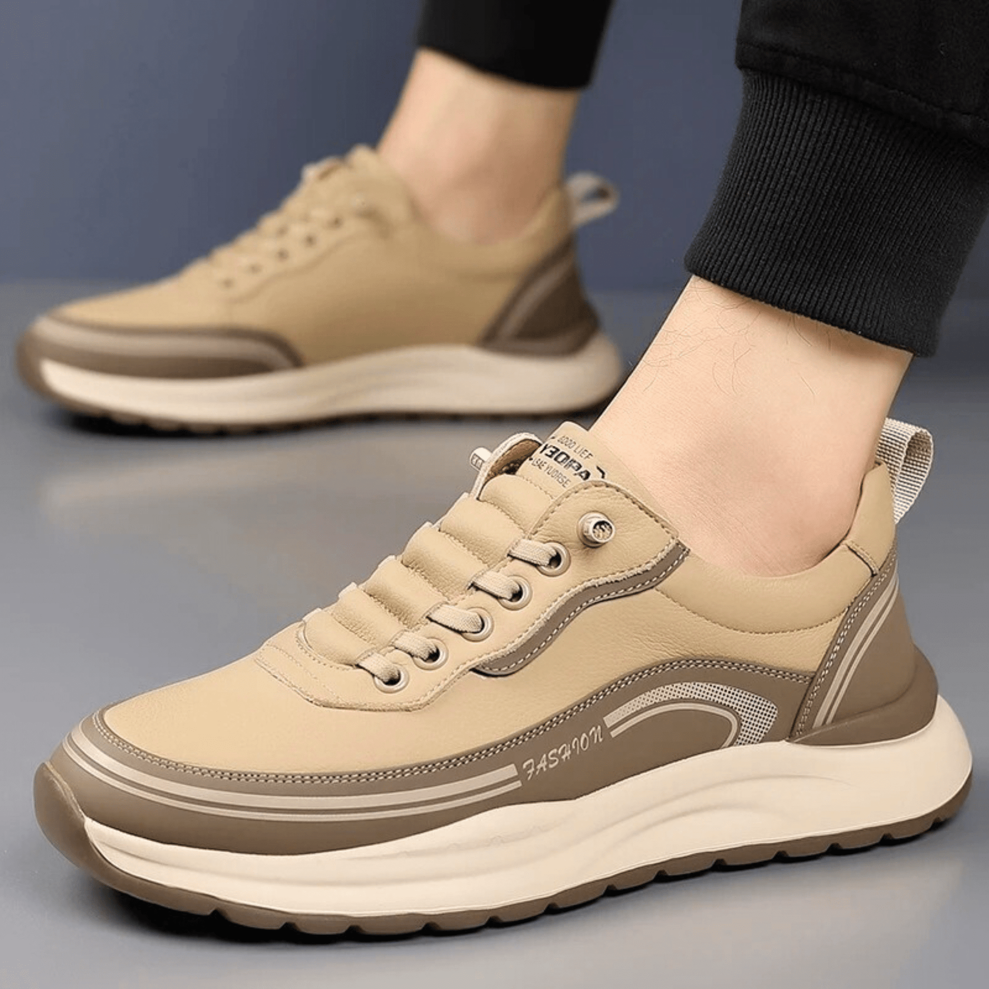 Image of Darryl | Men's Lace-Up Casual Sneakers