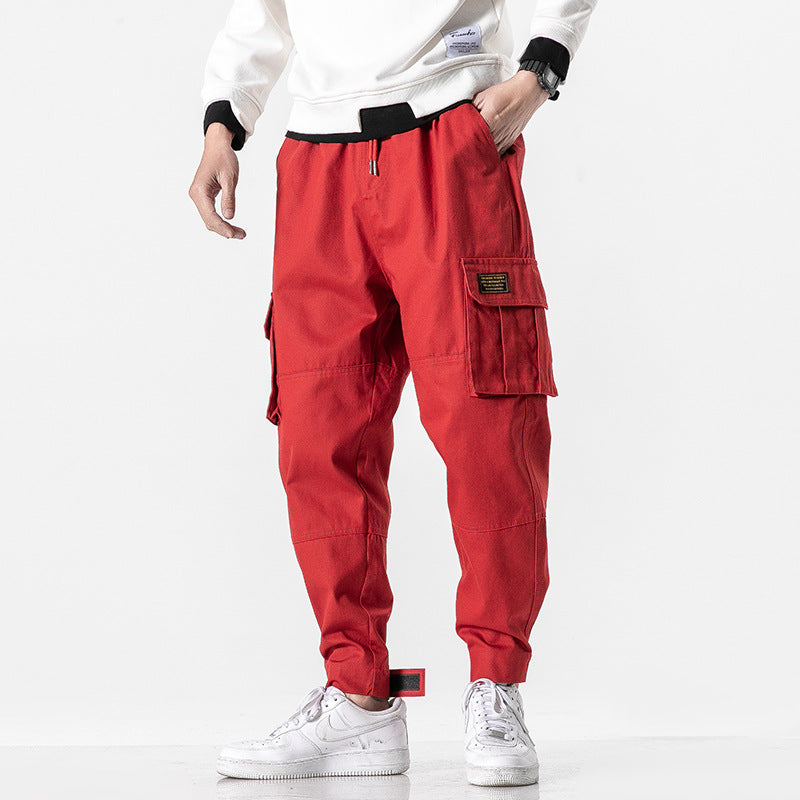 Relaxed Fit Men's Cargo Joggers Pants - Olytrend