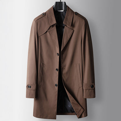 Classic Fit Waterproof Trench Coat