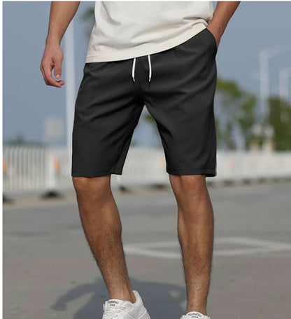 Men's Quick Dry Beach Shorts – Elastic Waist – Pocketed