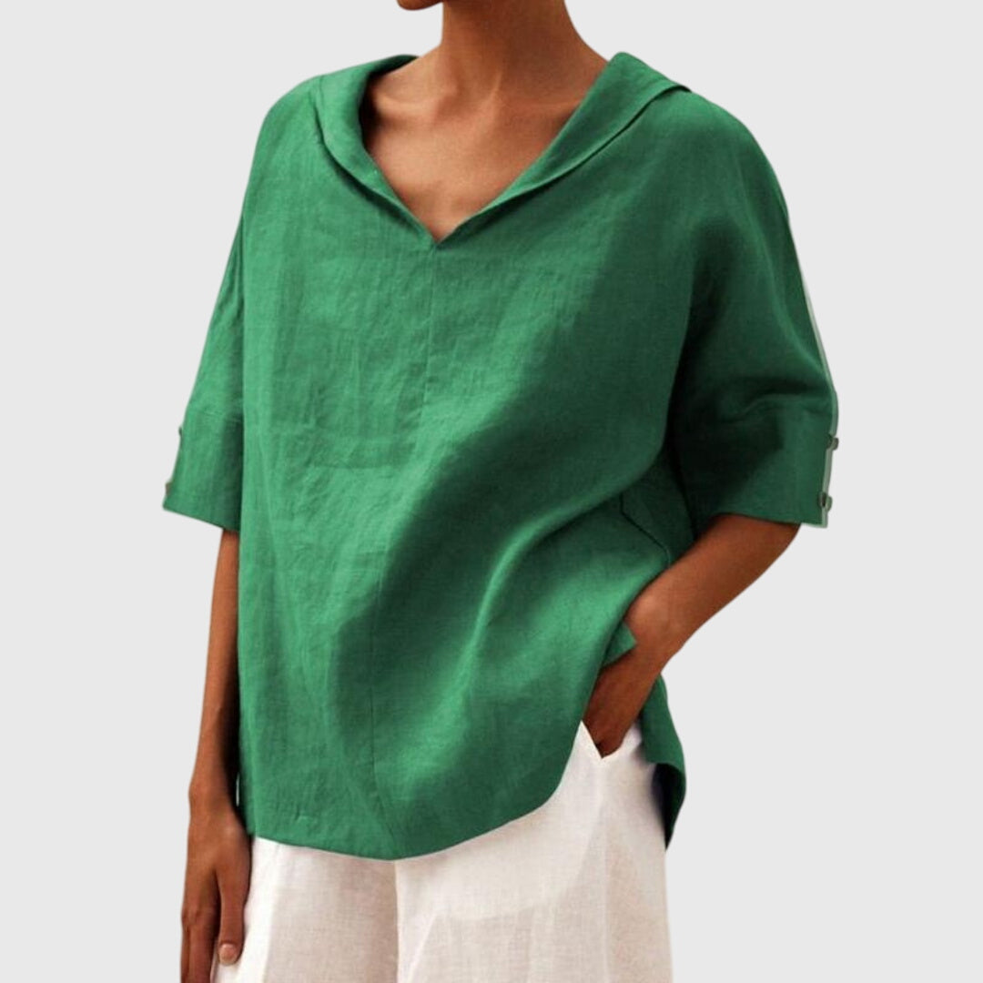 Relaxed Fit Women's Casual Blouse