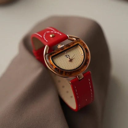 Elegant Crescent Shaped Ladies Watch