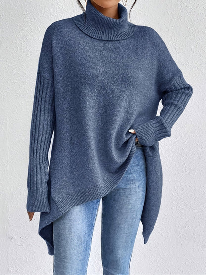 Soft Knitted Crew Neck Sweater