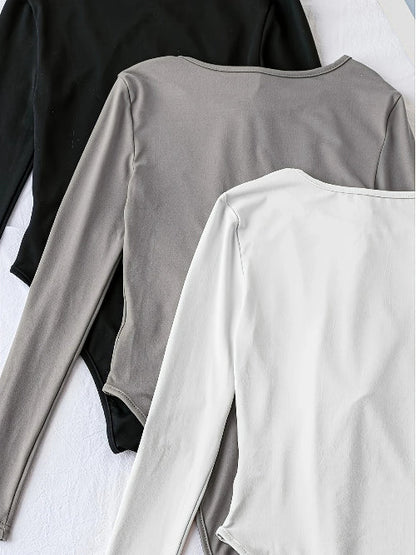 Comfy 3-Pack Long Sleeve Women's Bodysuits
