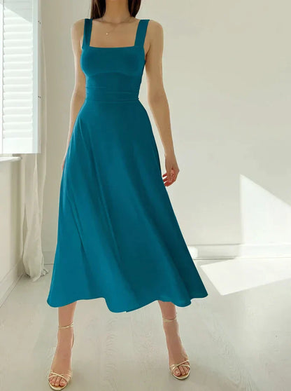 Women's Casual Sleeveless Midi Dress