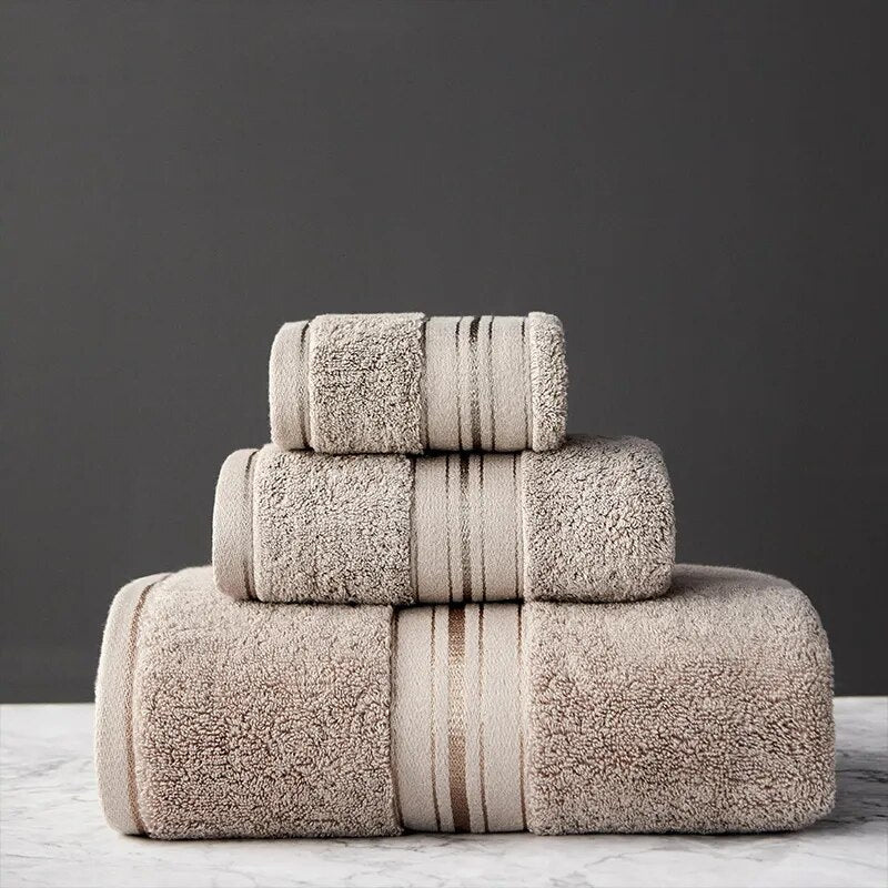 Premium Soft Cotton Bath Towel Set