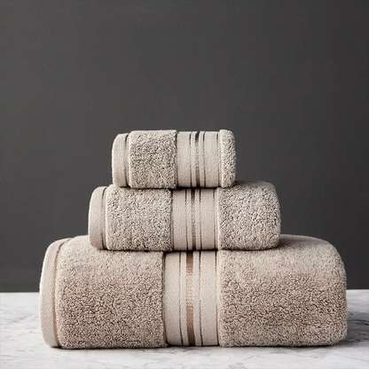 Premium Soft Cotton Bath Towel Set