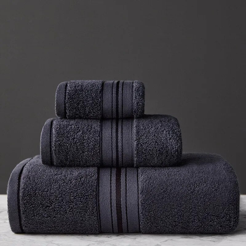 Premium Soft Cotton Bath Towel Set