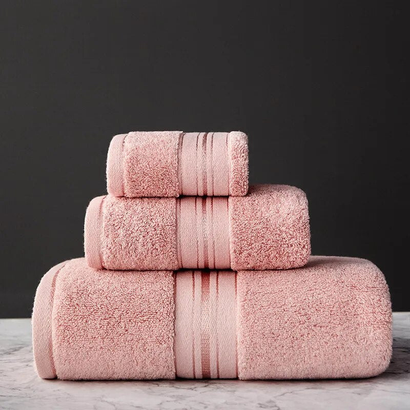 Soft Premium Cotton Bath Towel Set