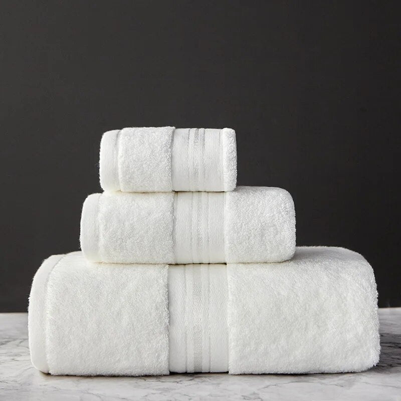 Premium Soft Cotton Bath Towel Set - Olytrend