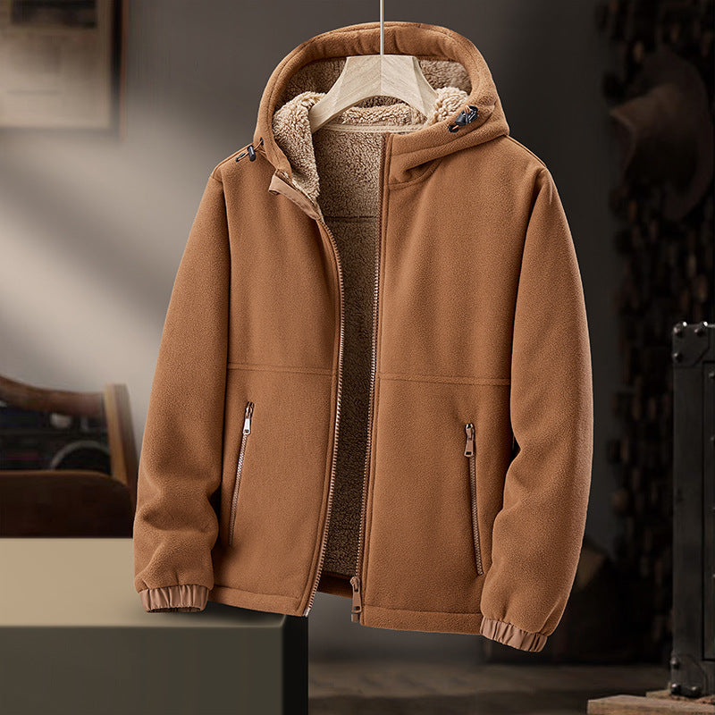Image of Dennis | Men's Hooded Zip-Up Jacket