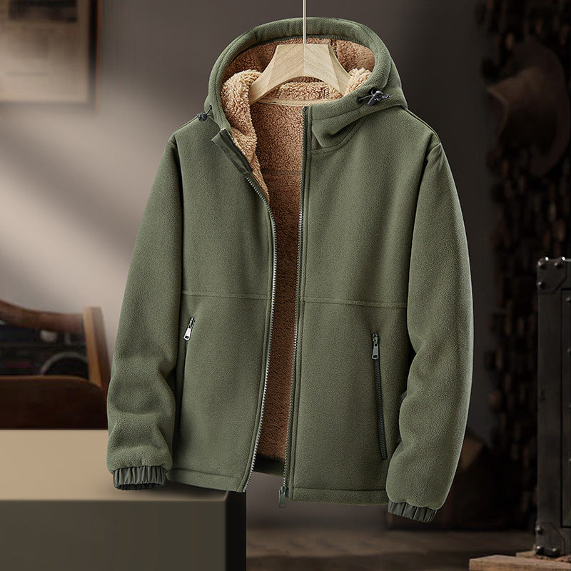 Image of Dennis | Men's Hooded Zip-Up Jacket