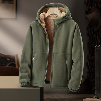 Image of Dennis | Men's Hooded Zip-Up Jacket