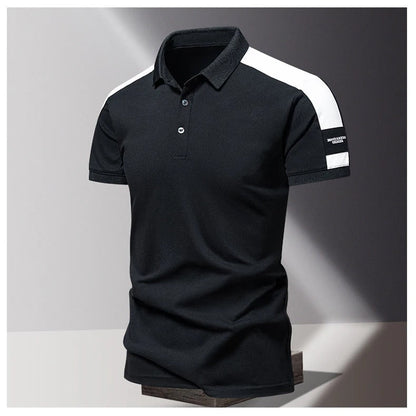 Men's Slim Fit Polo Shirt - Lightweight Short Sleeve Tee
